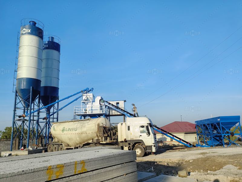 batching plant for precast production