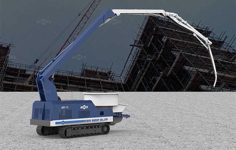 Boom Concrete Pump with Crawler Chassis Price