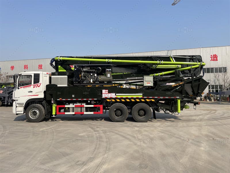 boom pump for commercial concrete production