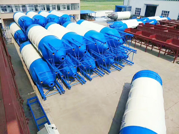 cement silo in factory