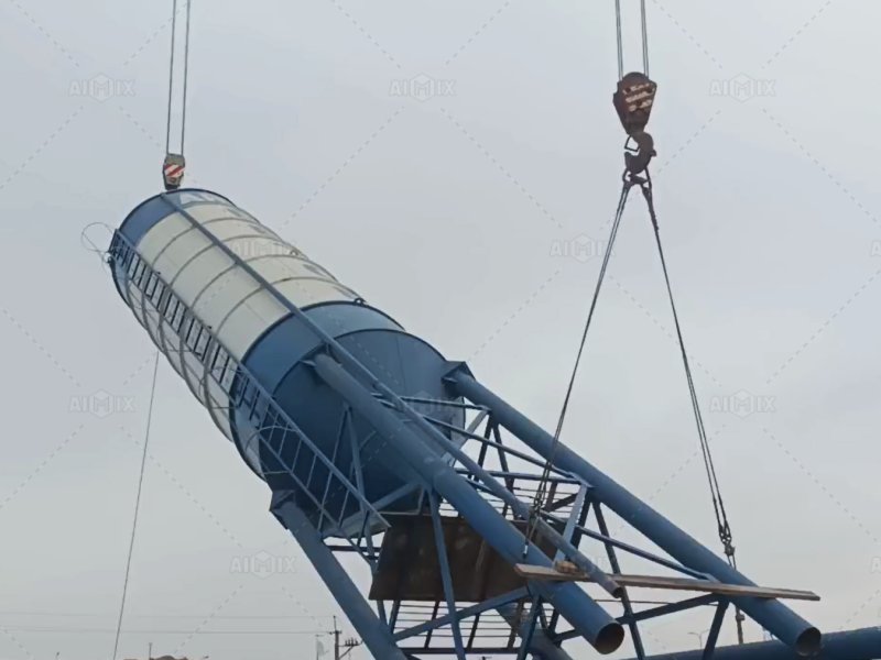 cement silos installed