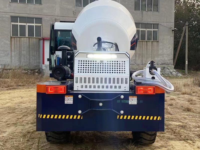 check self loading concrete mixer's light