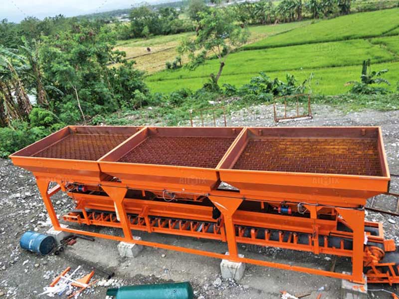 cold aggregate dosing machinery