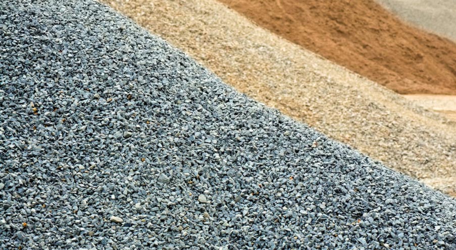 concrete and asphalt aggregate materials
