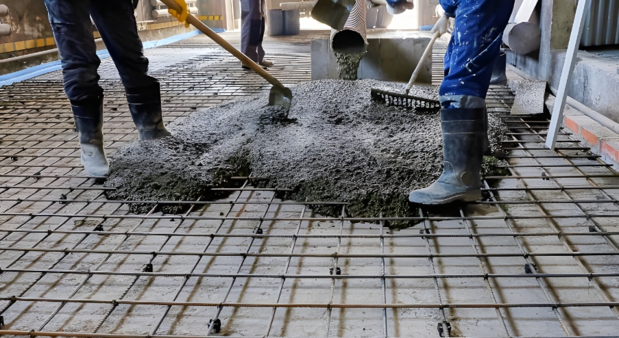 Concrete laying