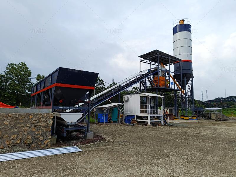 concrete mixing plant with smaller capacity