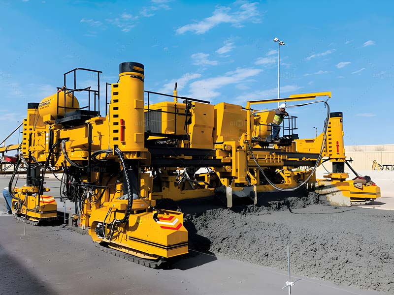 concrete paver machine