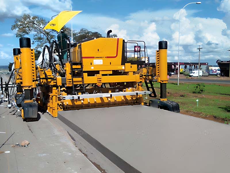concrete paving machine