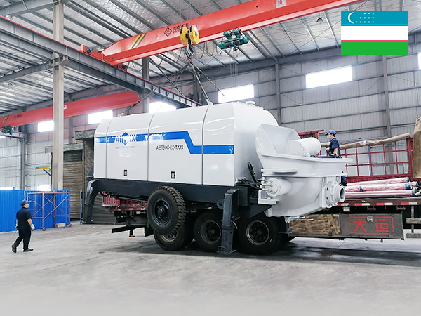concrete pumps to Uzbekistan