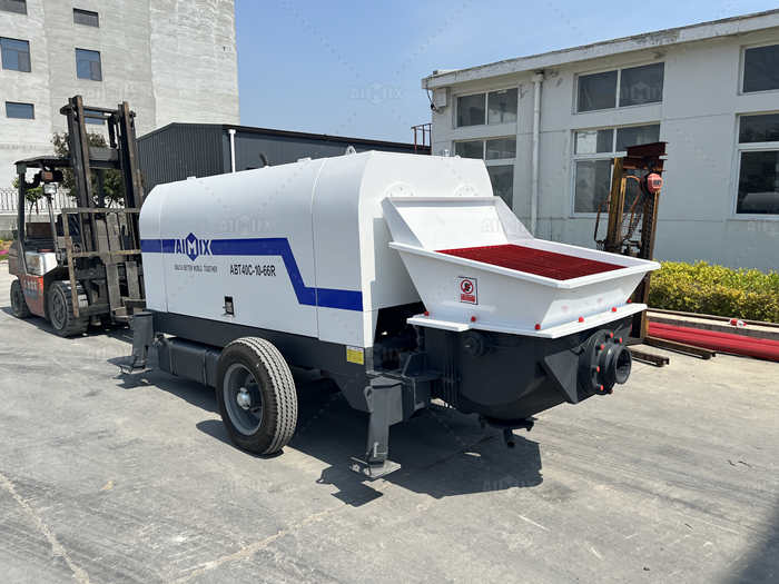 Concrete Trailer Pump Before Shipmnt