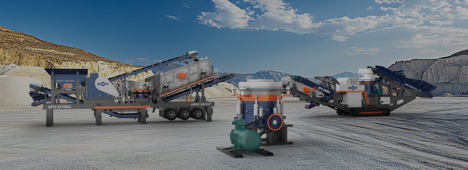 Cone crushers in AIMIX