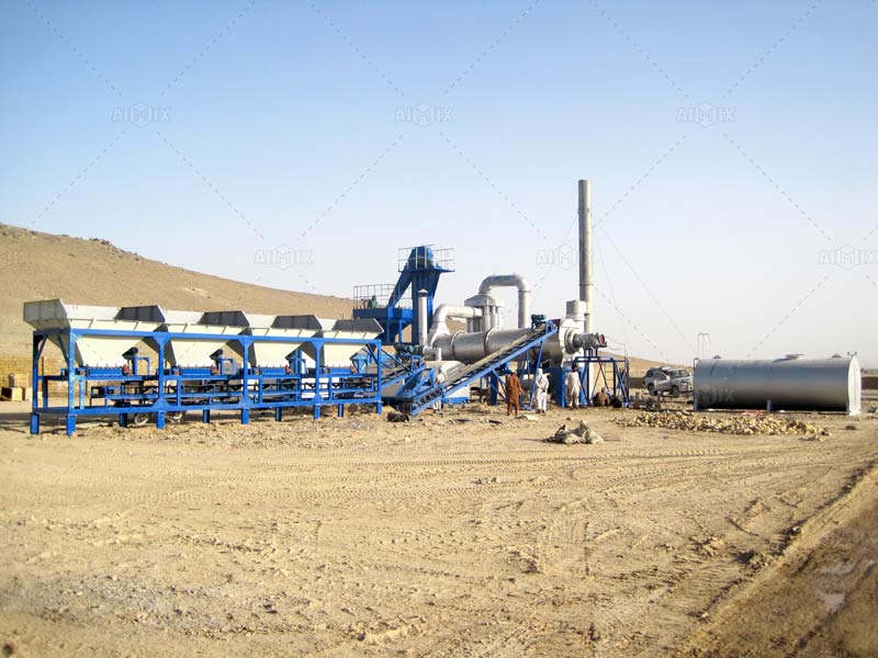 Continuous Mobile Asphalt Drum Mixing Plant