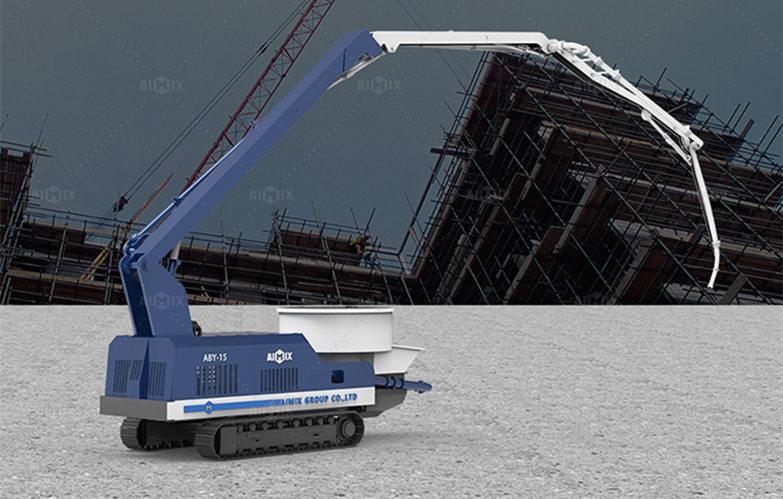Crawler Chassis New Type Boom Concrete Pump from Aimix Concrete Pump Company