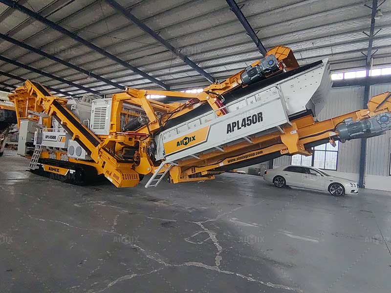 crawler crusher machine impact type