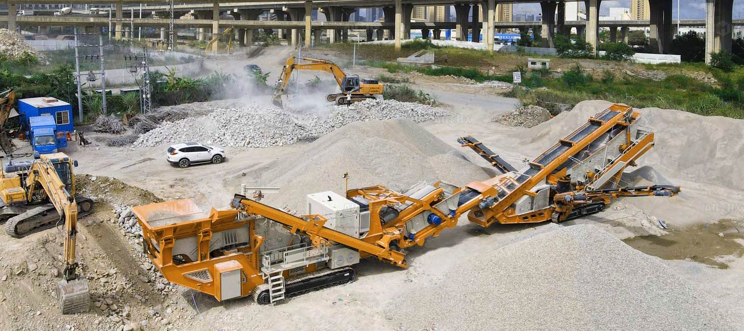 crawler mobile crusher to crush rocks