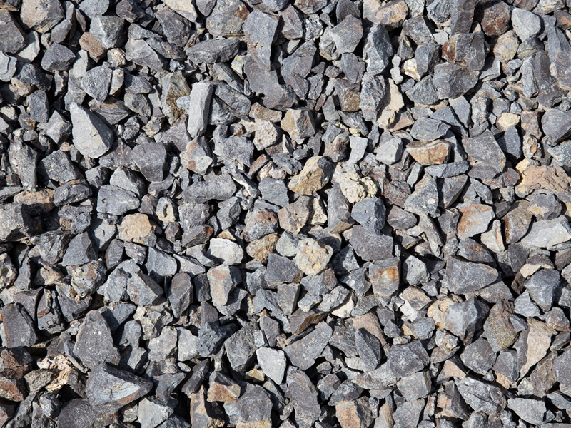 crushed basalt stone
