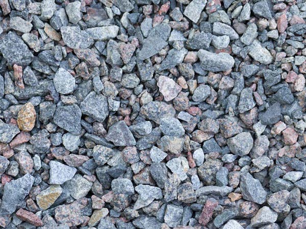 crushed rocks