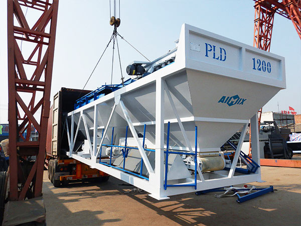 delivery of concrete batching machine for AJ-35