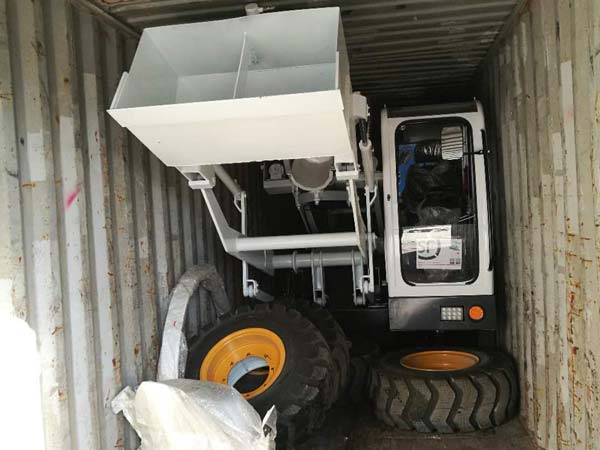 delivery of self loading mixer