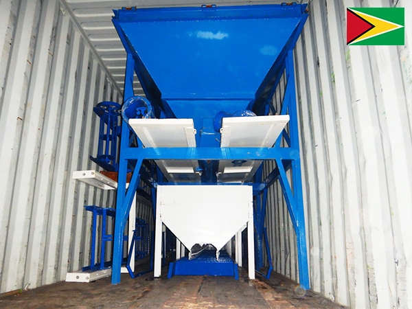 dry type concrete plant and block machine