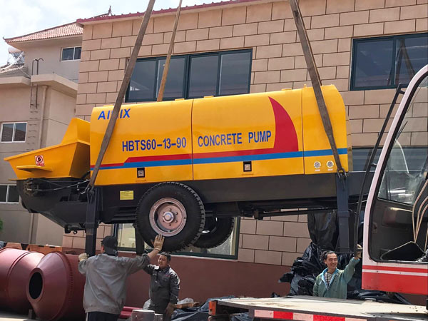 electric concrete pump machine