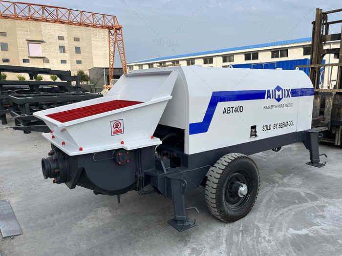 Electric Concrete Trailer Pump