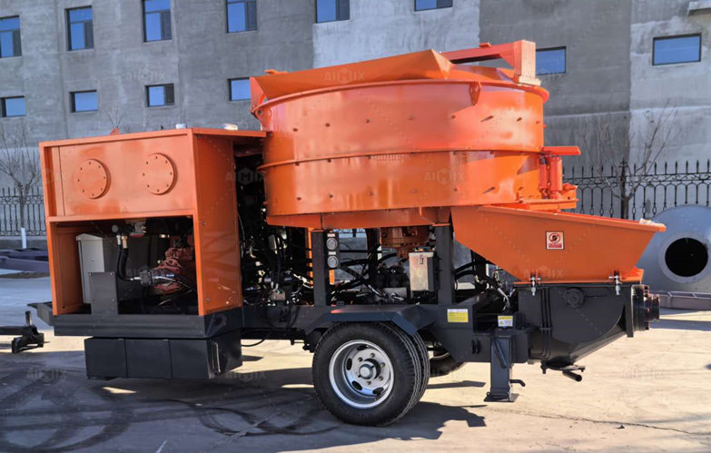 Electric Vertical Shaft Mixer Concrete Pump