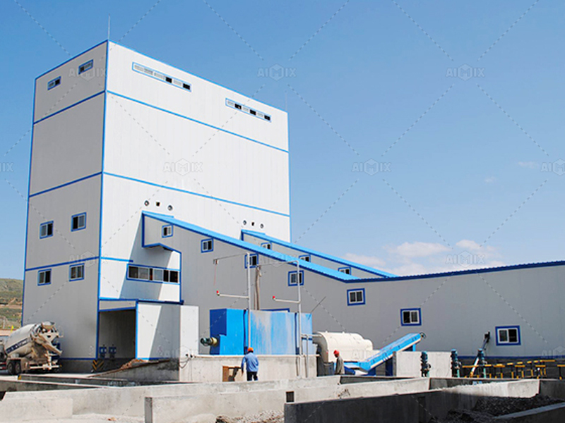 environmental protection concrete mixing plant