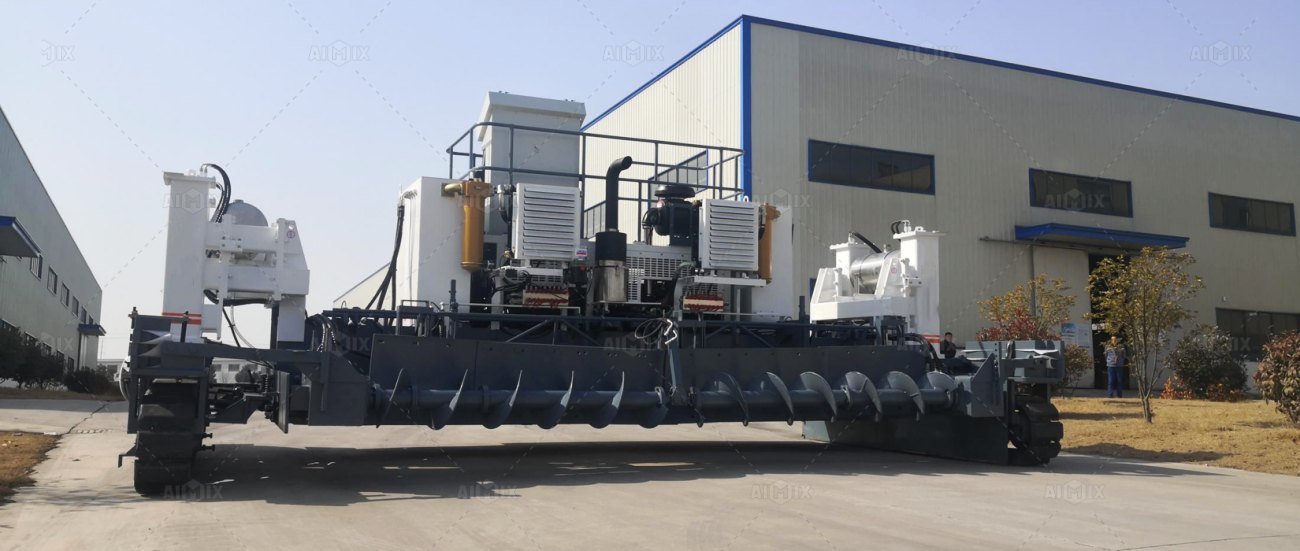 features of concrete pavement machine