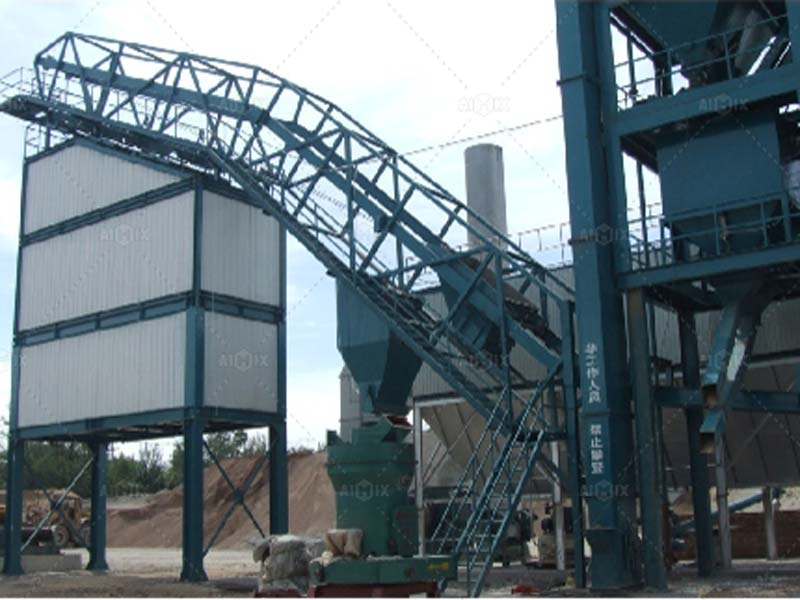 Finished asphalt storage