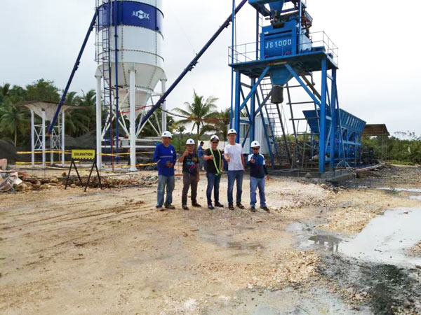 free-foundation concrete batch plant Philippines