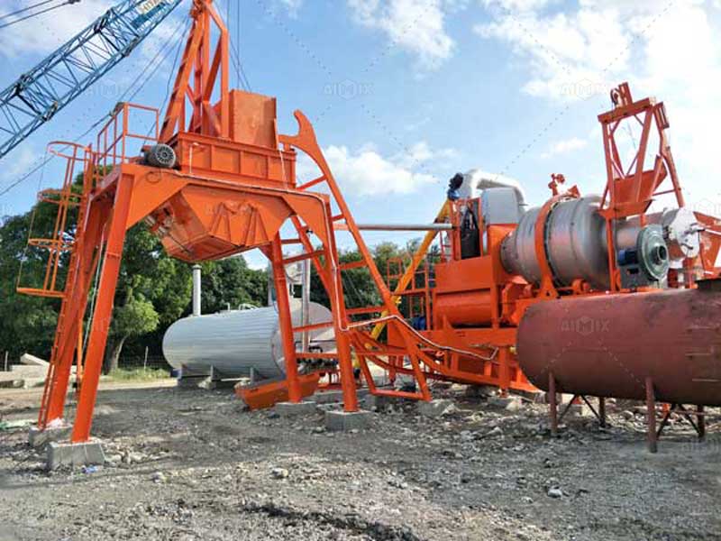 full asphalt mixing machine