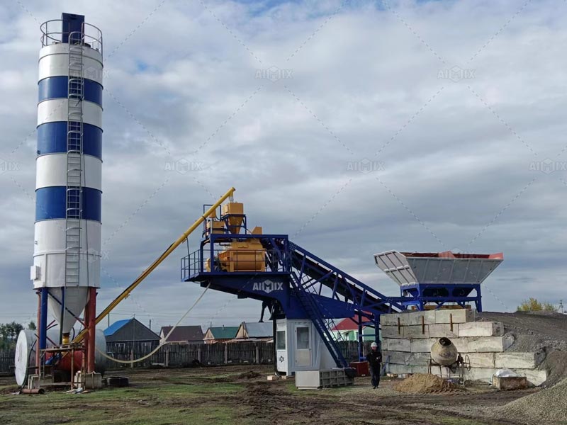 Full Tracking from Shipment to Production of ajy60 concrete batching plant