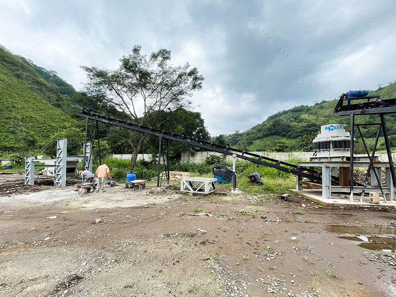 Granite Crusher Plant Installation in El Salvador
