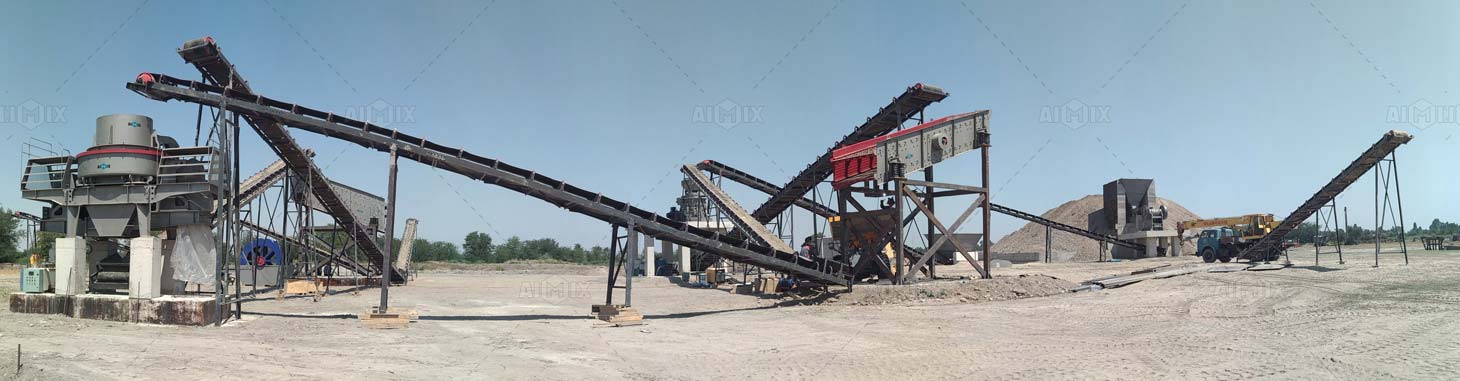 Granite Crushing Plant for Sand and gravel production