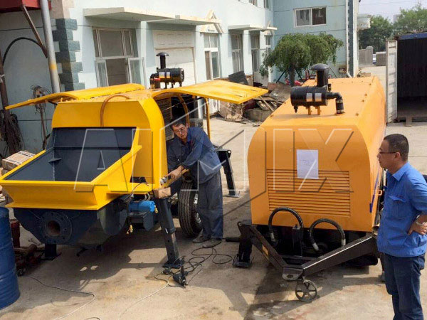 HBTS40-12-82R12 diesel concrete pump