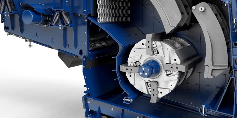 heavy-duty rotor design on impact crusher