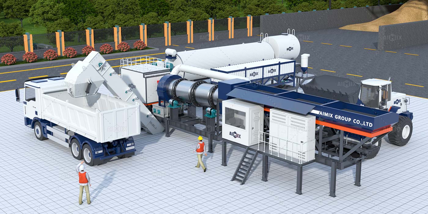 hot mobile asphalt plant