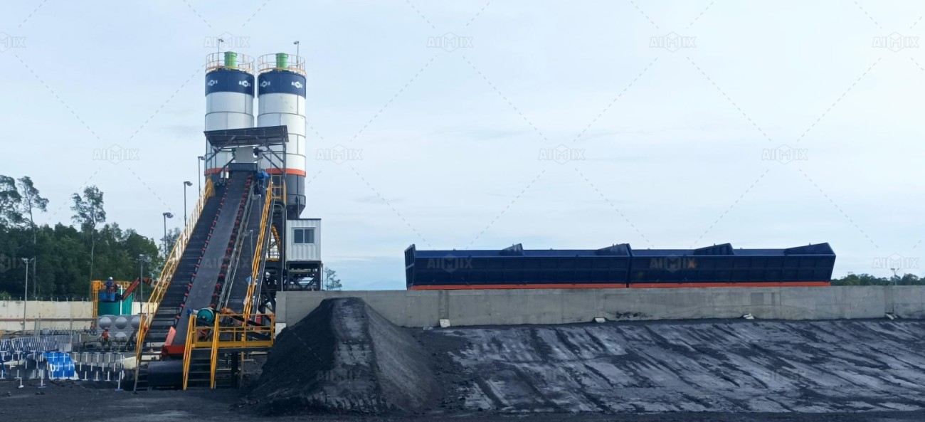 how does a concrete batch plant work