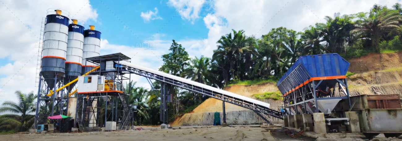 how to start a batch concrete plant