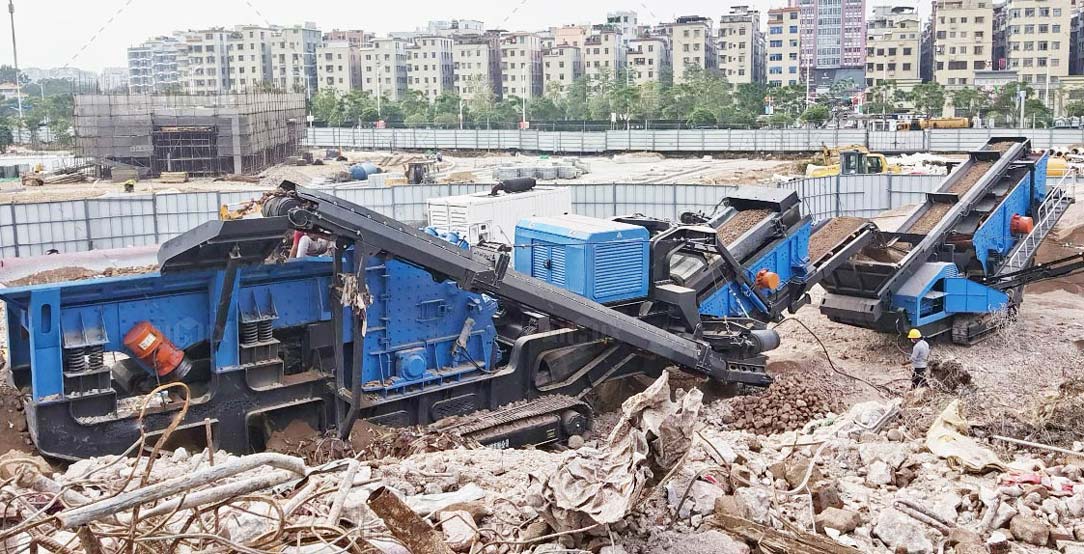 impact crusher for construction waste processing