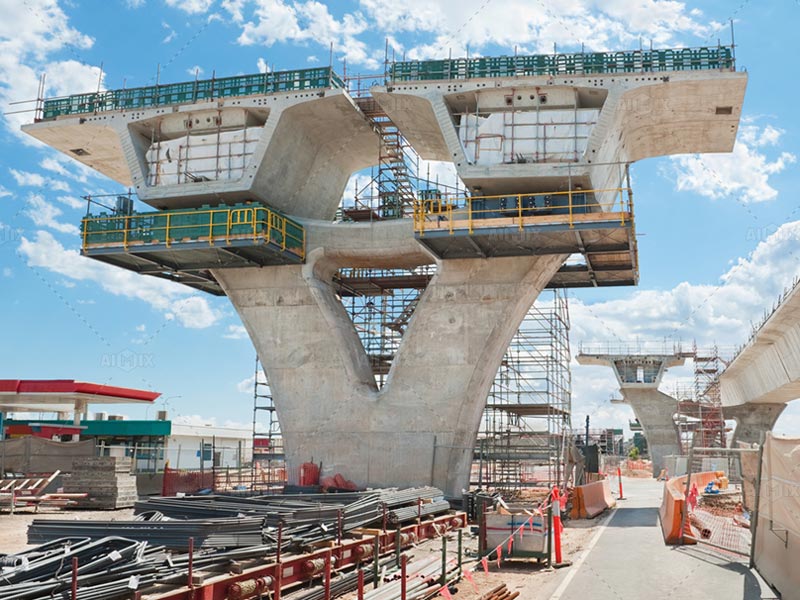 Infrastructure construction with Commerical Concrete