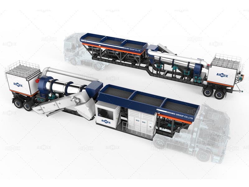 integrated mobile mixer plant for sale