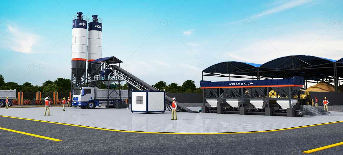 invest in dry mix concrete batch plant