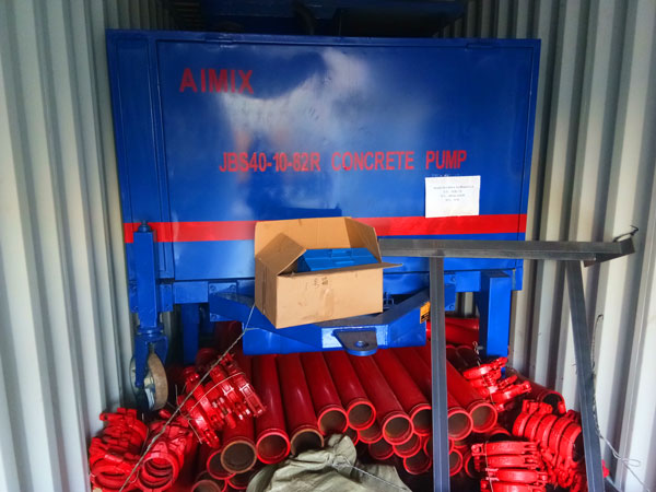 JBS40-10-82R diesel concrete pump mixer