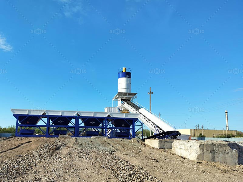 Kazakhstan Installation of stationary concrete batching plant