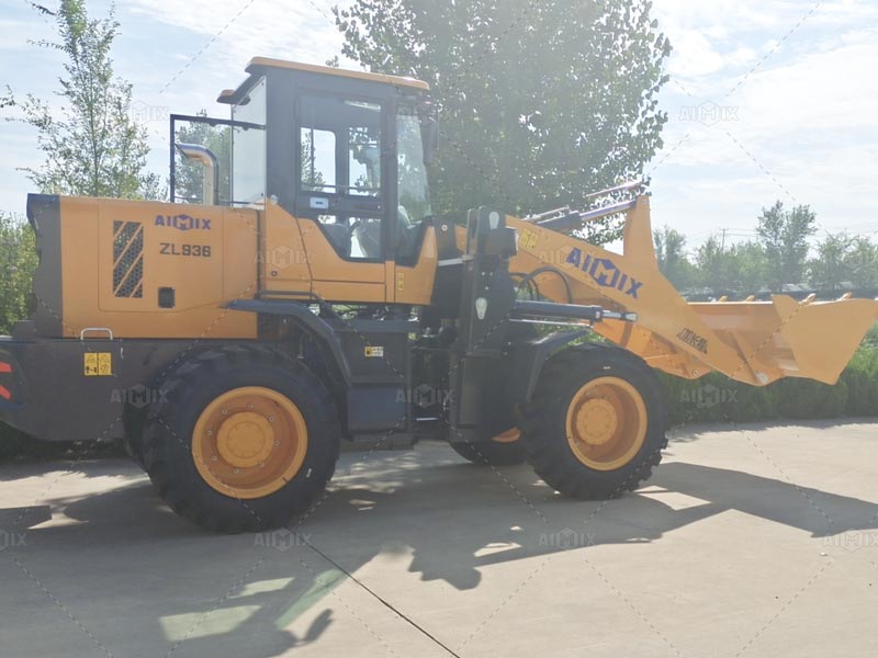 loader for comercial concrete production