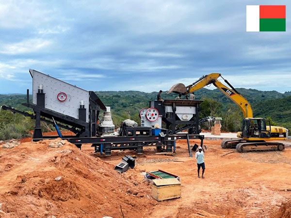 Madagascar mobile crusher plant