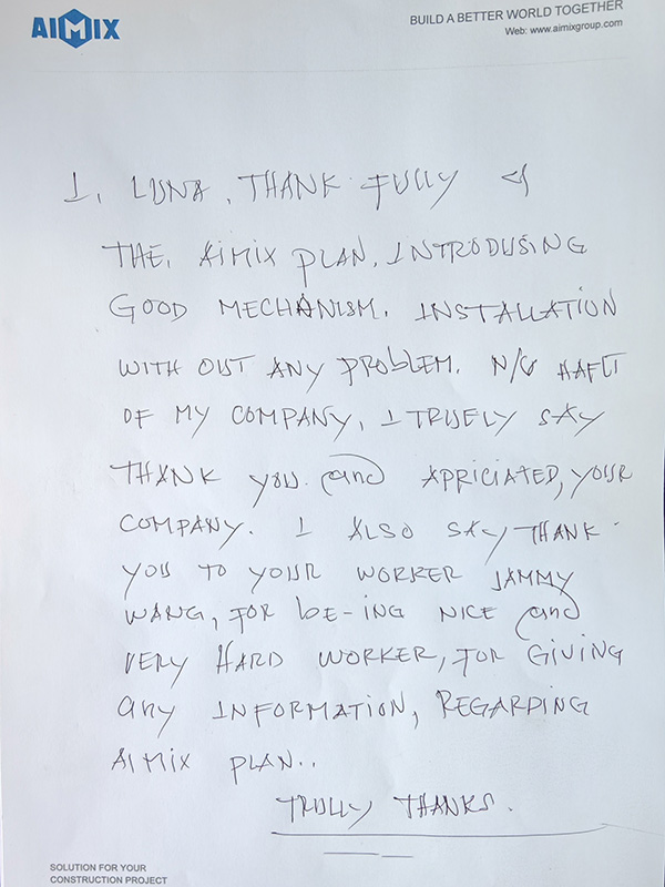 Malaysian customer review about 120tph asphalt batch plant for self producing asphalt aggregates