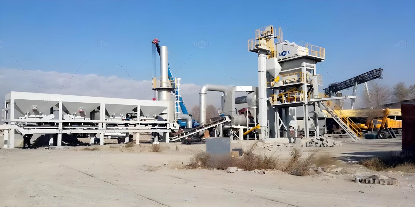 Mobile Asphalt Batch Mixing Machine